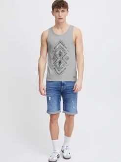 Solid Herren Tanktop - SDIsaak in grau