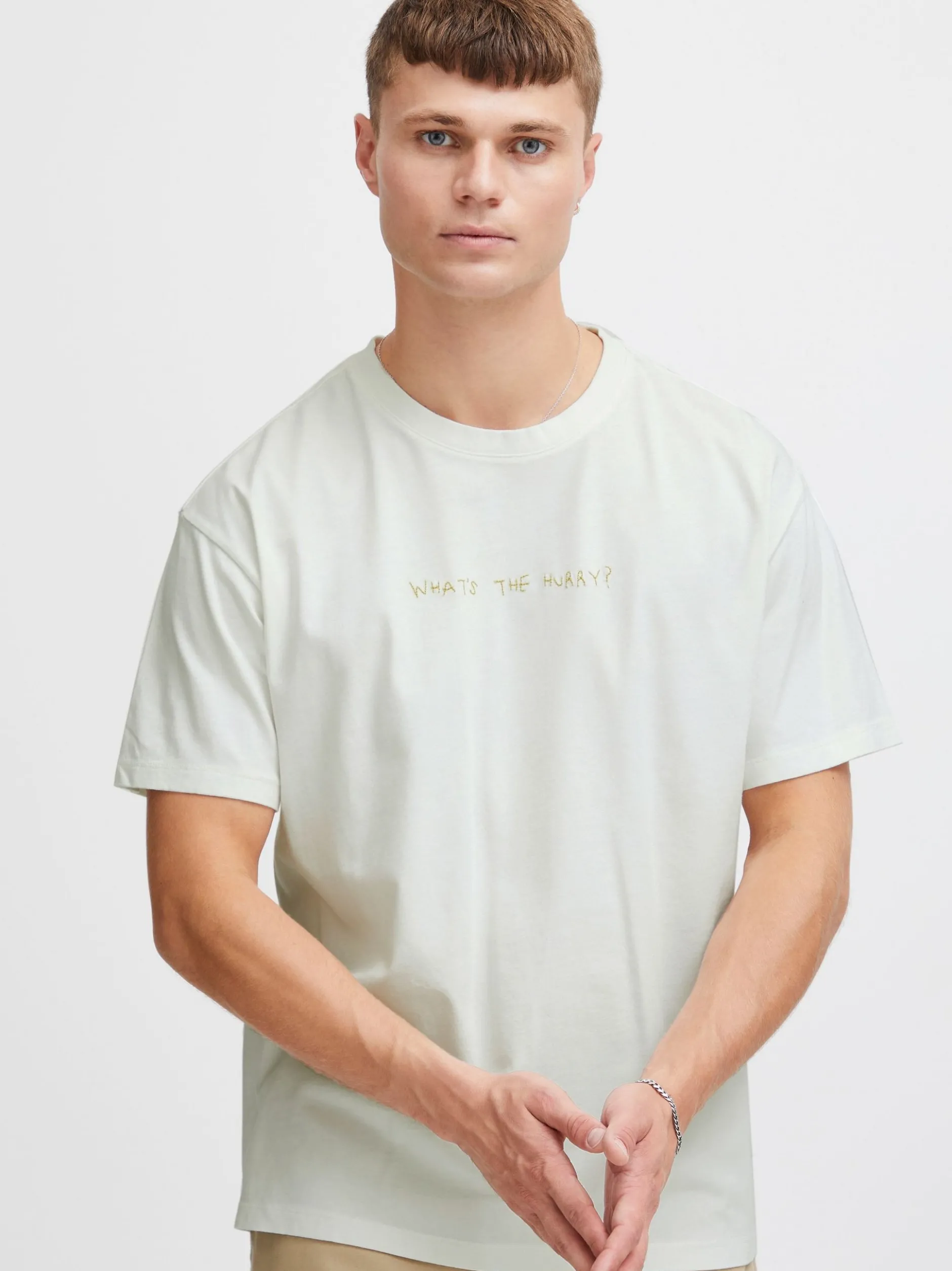 Solid Herren T-Shirt - SDHammad in weiß