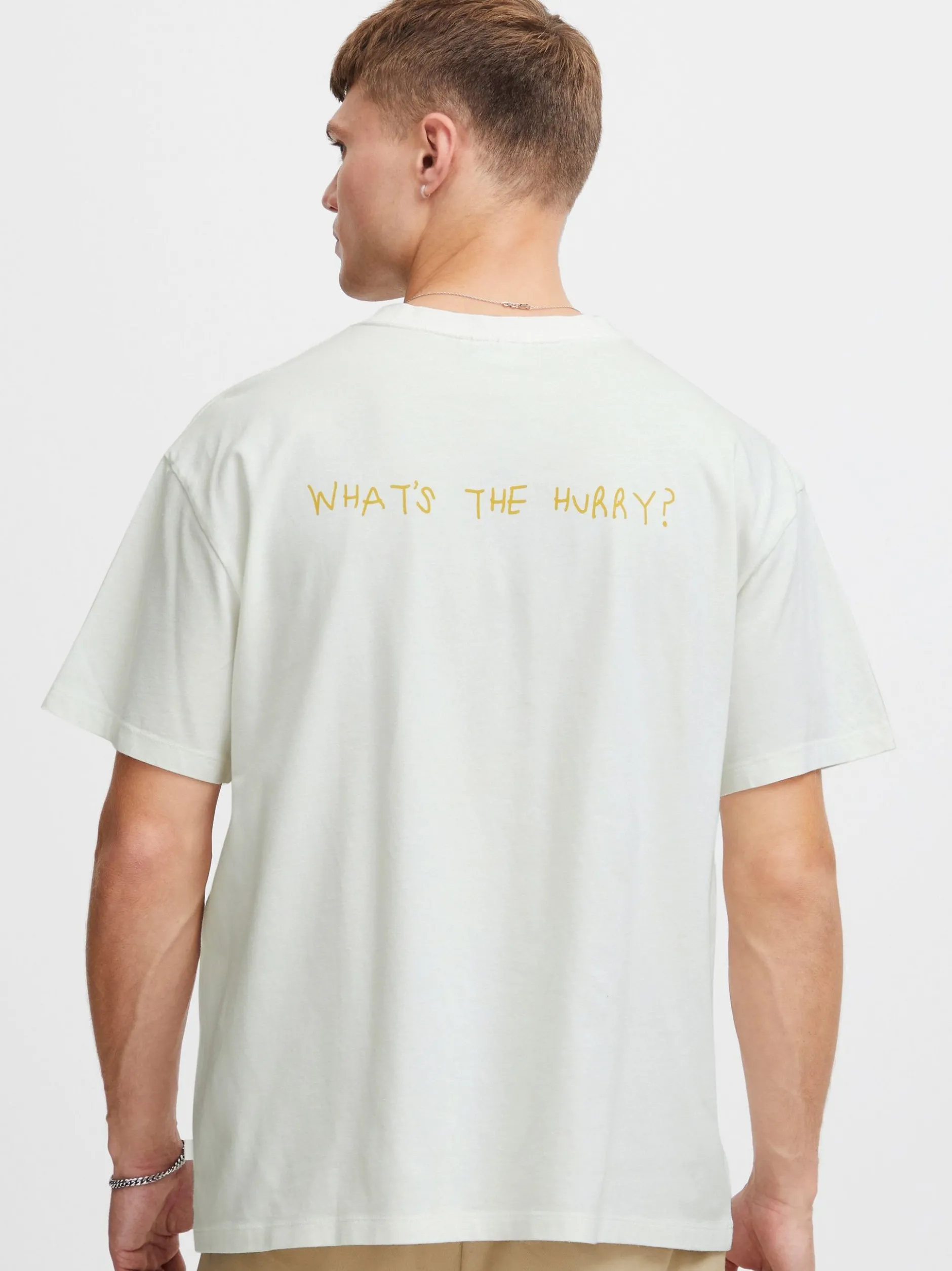 Solid Herren T-Shirt - SDHammad in weiß