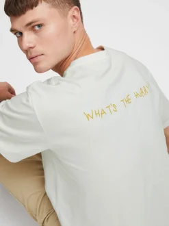 Solid Herren T-Shirt - SDHammad in weiß