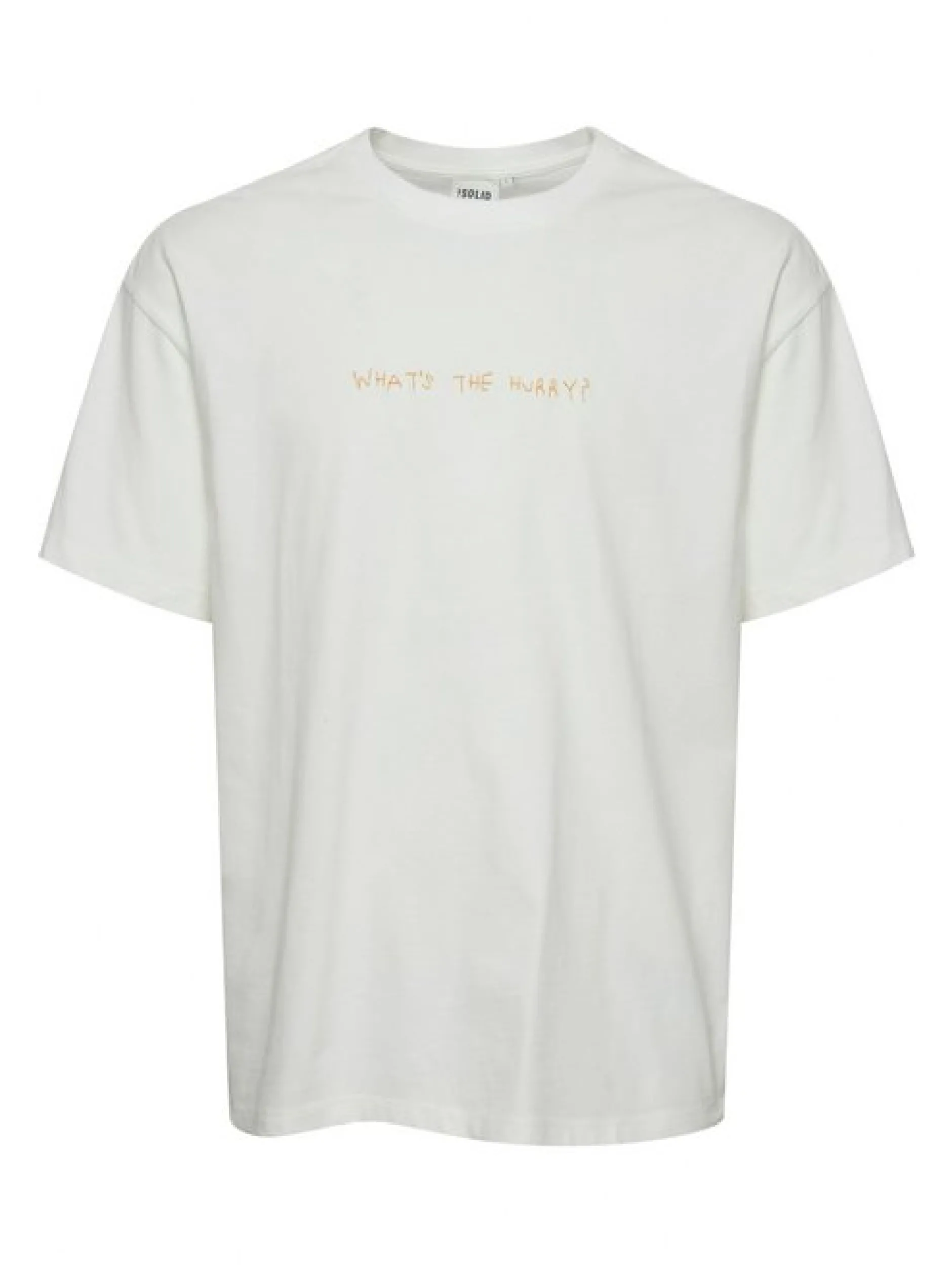Solid Herren T-Shirt - SDHammad in weiß