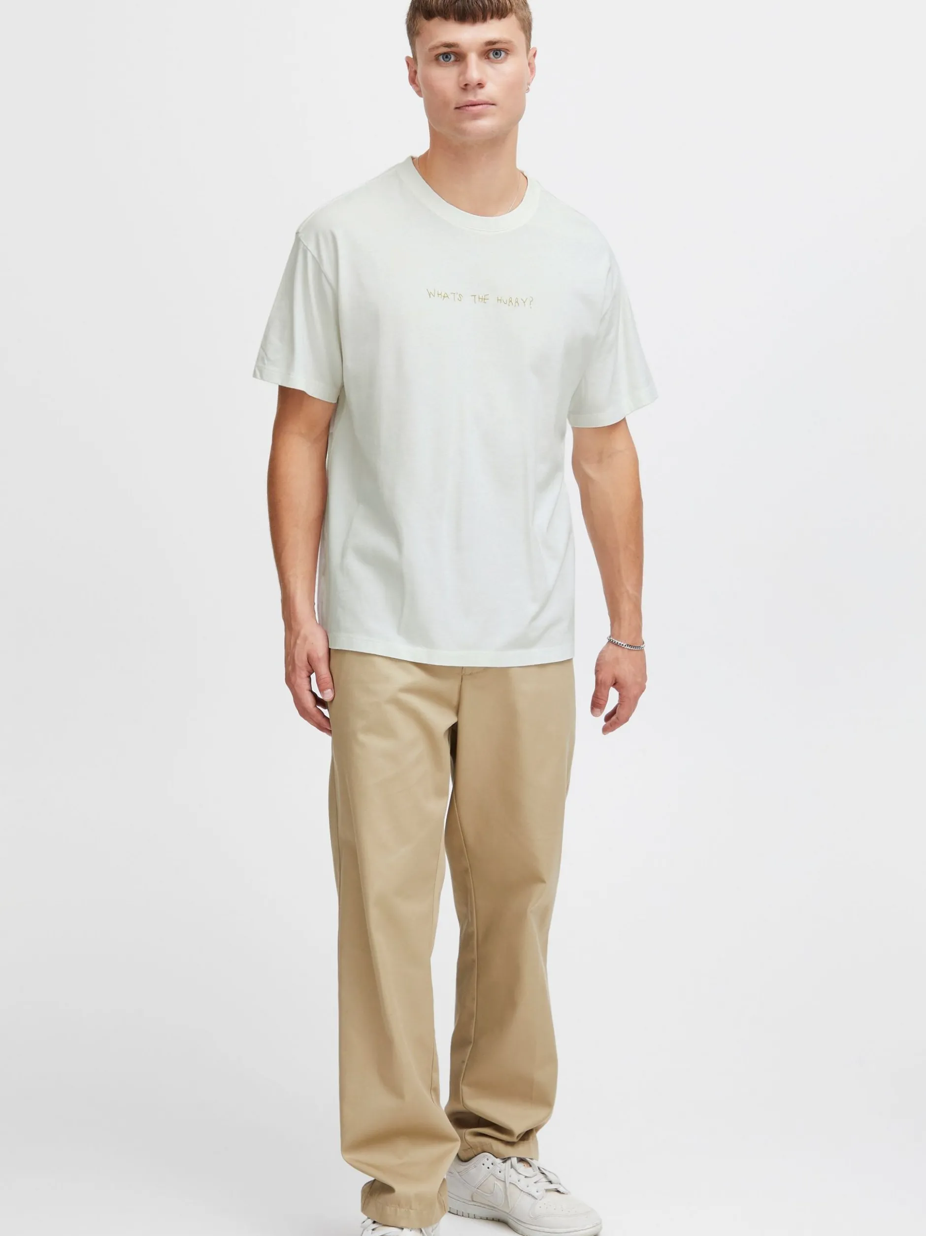 Solid Herren T-Shirt - SDHammad in weiß