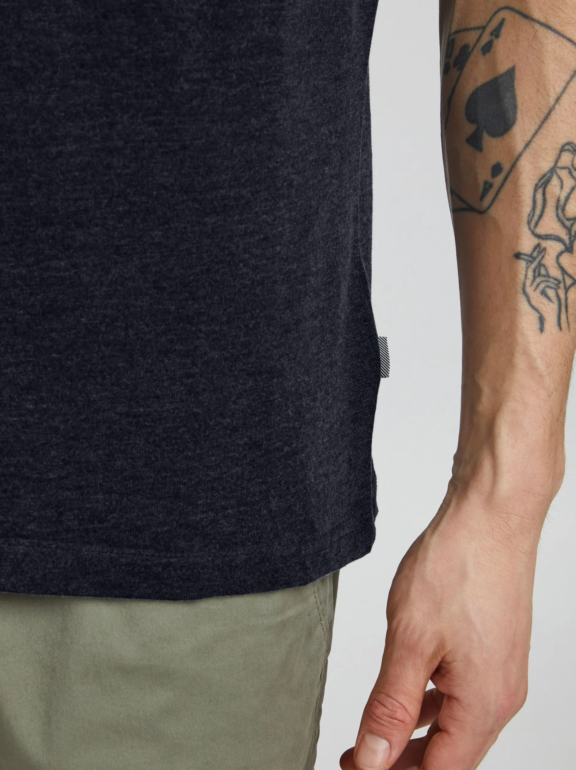 Solid Herren T-Shirt - SDRock in blau