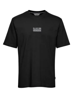 Solid Herren T-Shirt - SDRui in schwarz