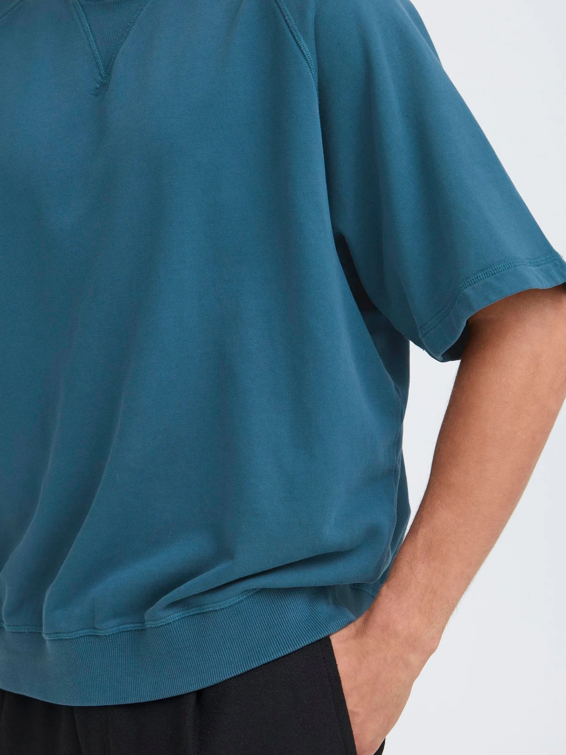 Solid Herren T-Shirt - SDSlater in petrol