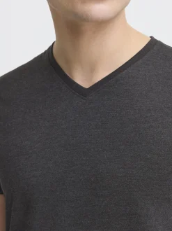 Solid Herren V-Shirt - SDBedo in grau