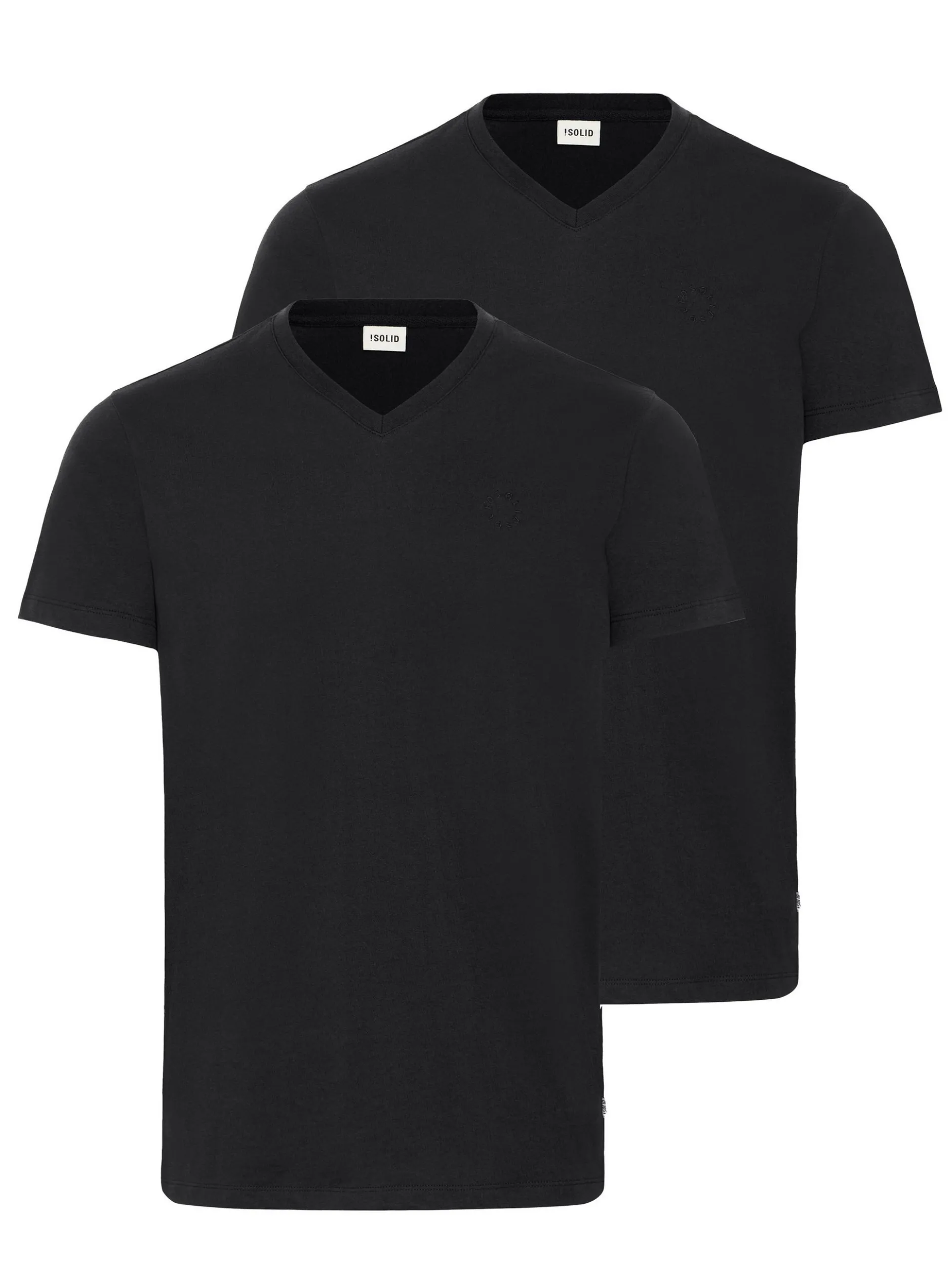Solid Herren V-Shirt - SDOdilian in schwarz