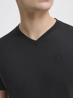Solid Herren V-Shirt - SDOdilian in schwarz