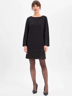 s.Oliver BLACK LABEL Damen Kleid in schwarz