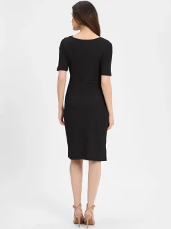 s.Oliver BLACK LABEL Damen Kleid in schwarz