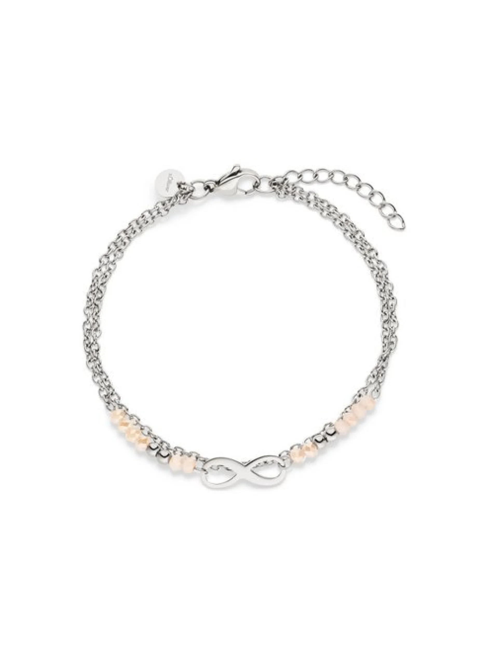 s.Oliver Damen Armband - Infinity Beads in mehrfarbig