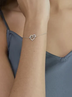 s.Oliver Damen Armband - Infinity Heart in silber