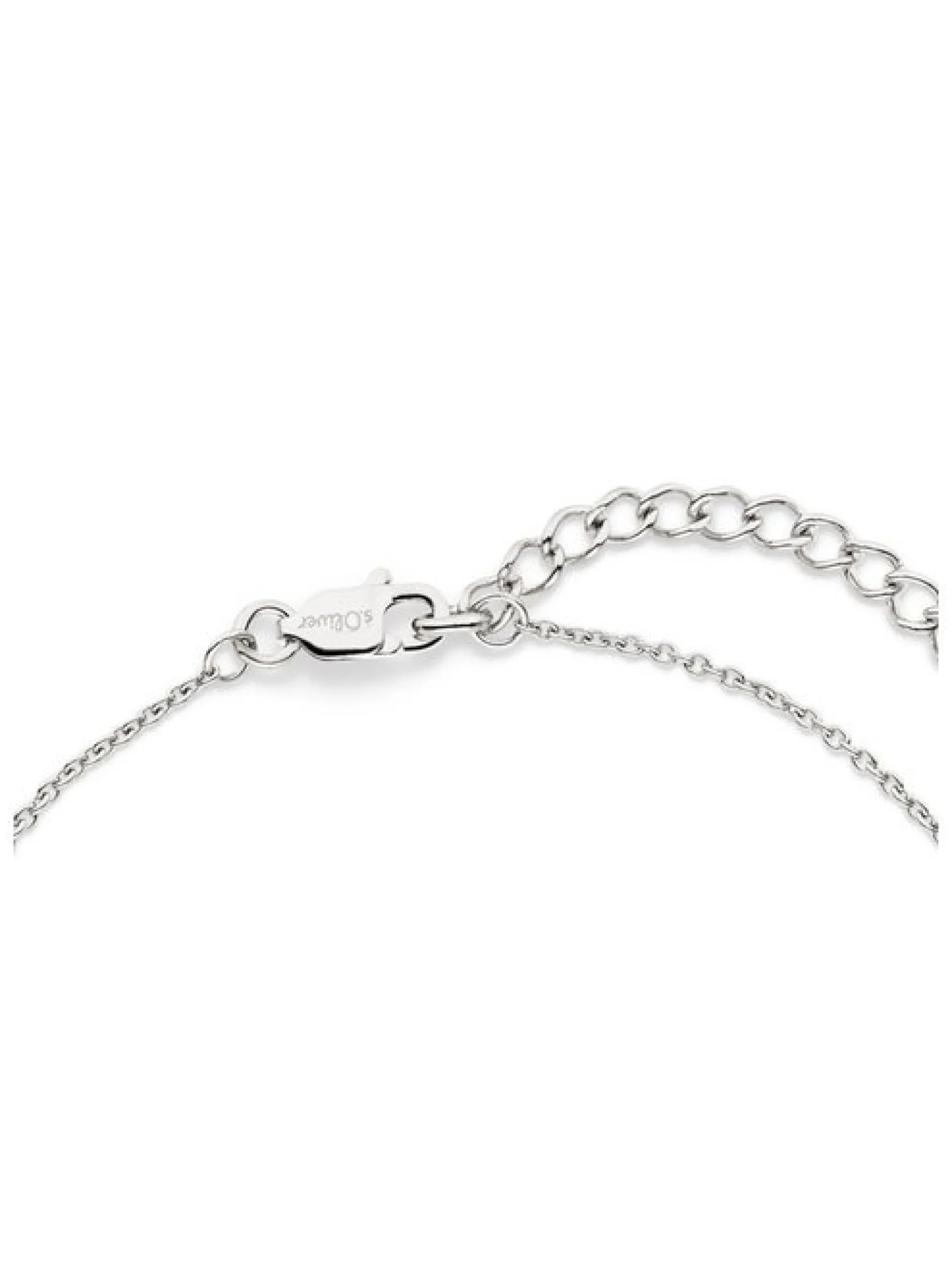 s.Oliver Damen Armband - Sparkle Cross in silber