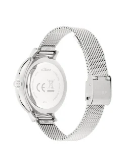 s.Oliver Damen Armbanduhr - Charming Time in silber