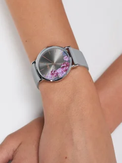 s.Oliver Damen Armbanduhr - Modern Statement in grau