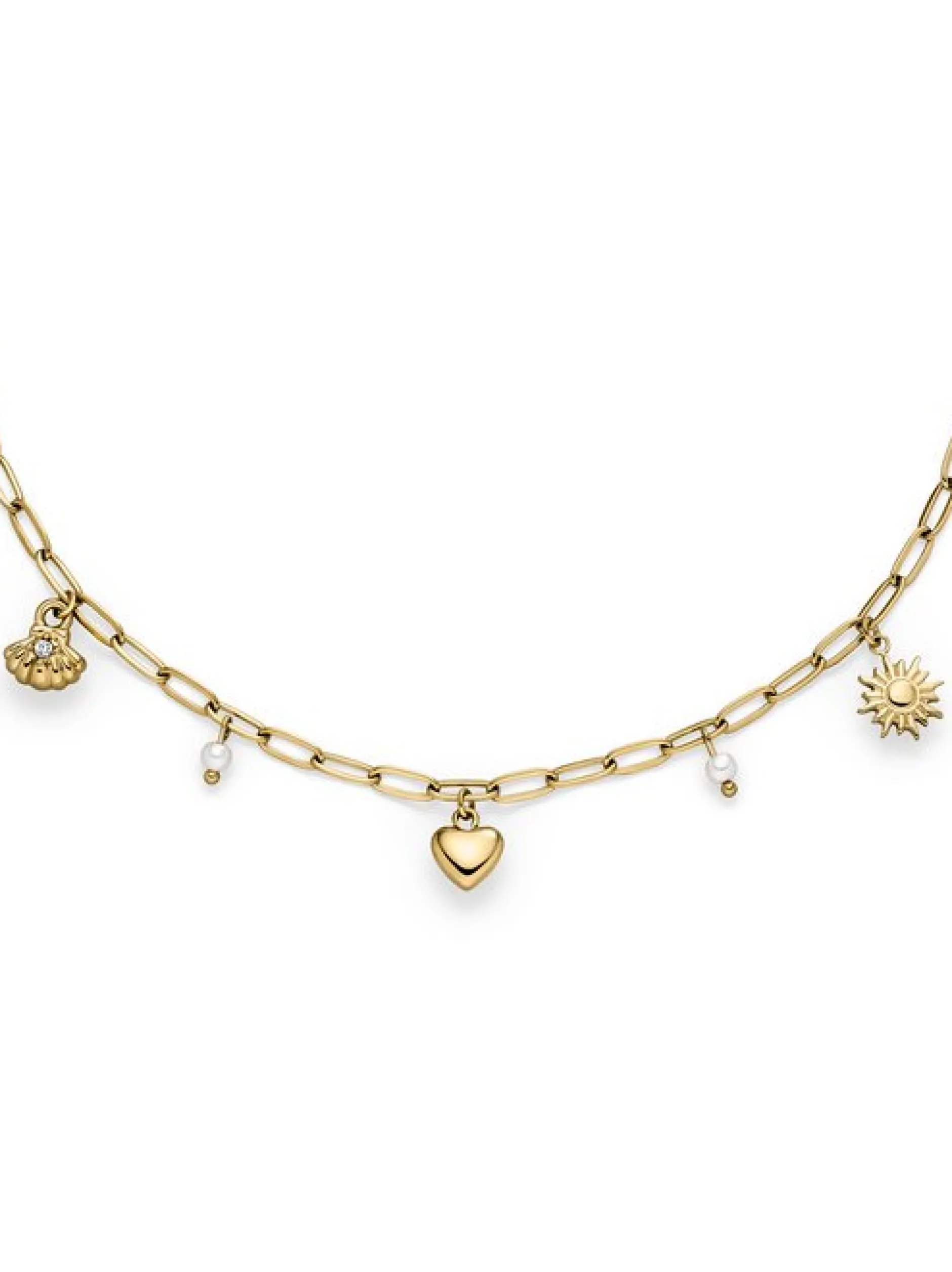 s.Oliver Damen Fußkette - Summer Charms in gold