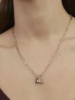 s.Oliver Damen Halskette - Elegant Stones in roségold