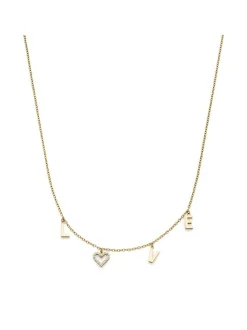 s.Oliver Damen Halskette - Love in gold