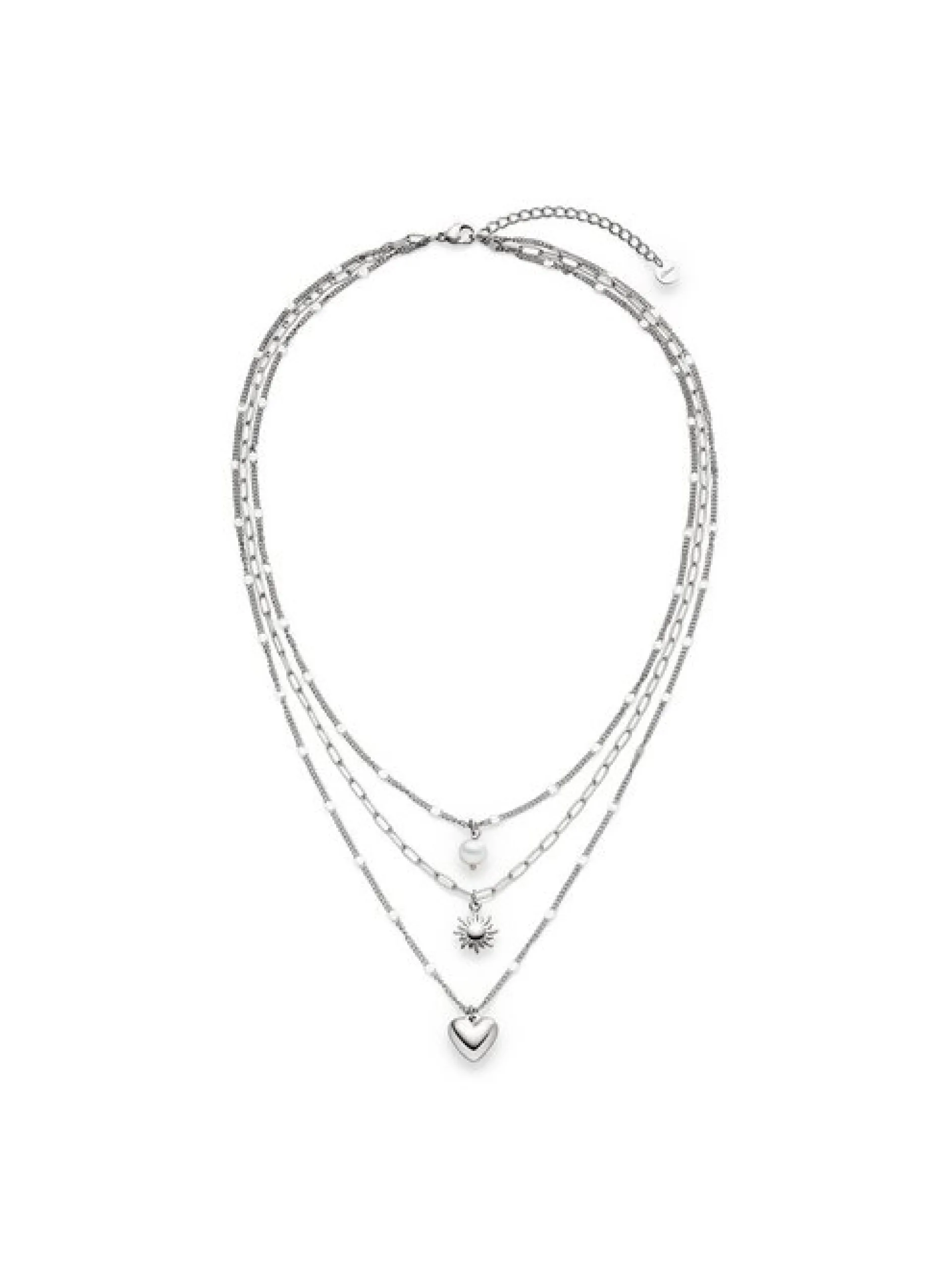 s.Oliver Damen Halskette - Summer Charms in silber