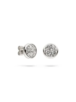 s.Oliver Damen Ohrstecker - Crystal Rock in silber