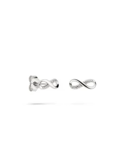 s.Oliver Damen Ohrstecker - Infinity in silber