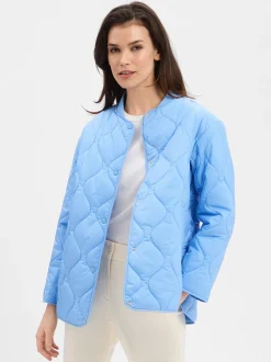 s.Oliver Damen Steppjacke in hellblau