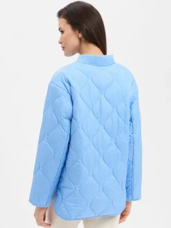 s.Oliver Damen Steppjacke in hellblau