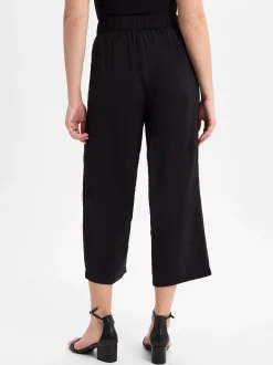 s.Oliver Damen Stoffhose in schwarz
