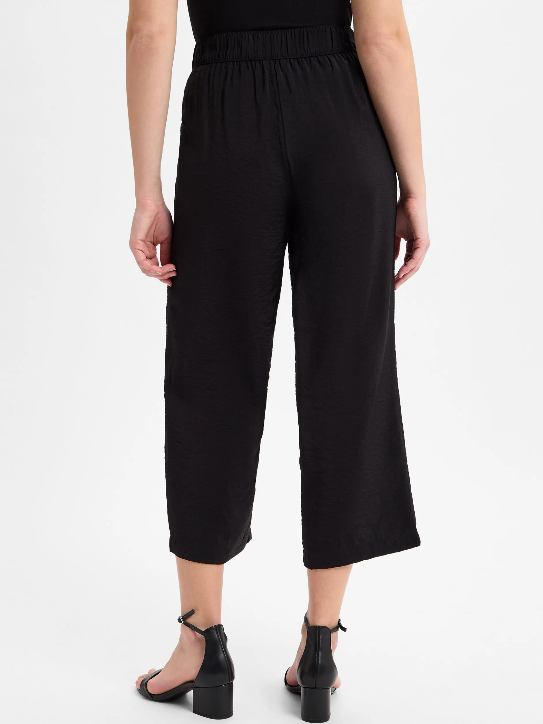 s.Oliver Damen Stoffhose in schwarz