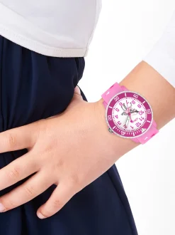 s.Oliver Mädchen Armbanduhr - The Magic Time in pink