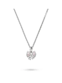 s.Oliver Mädchen Halskette - Bow in silber