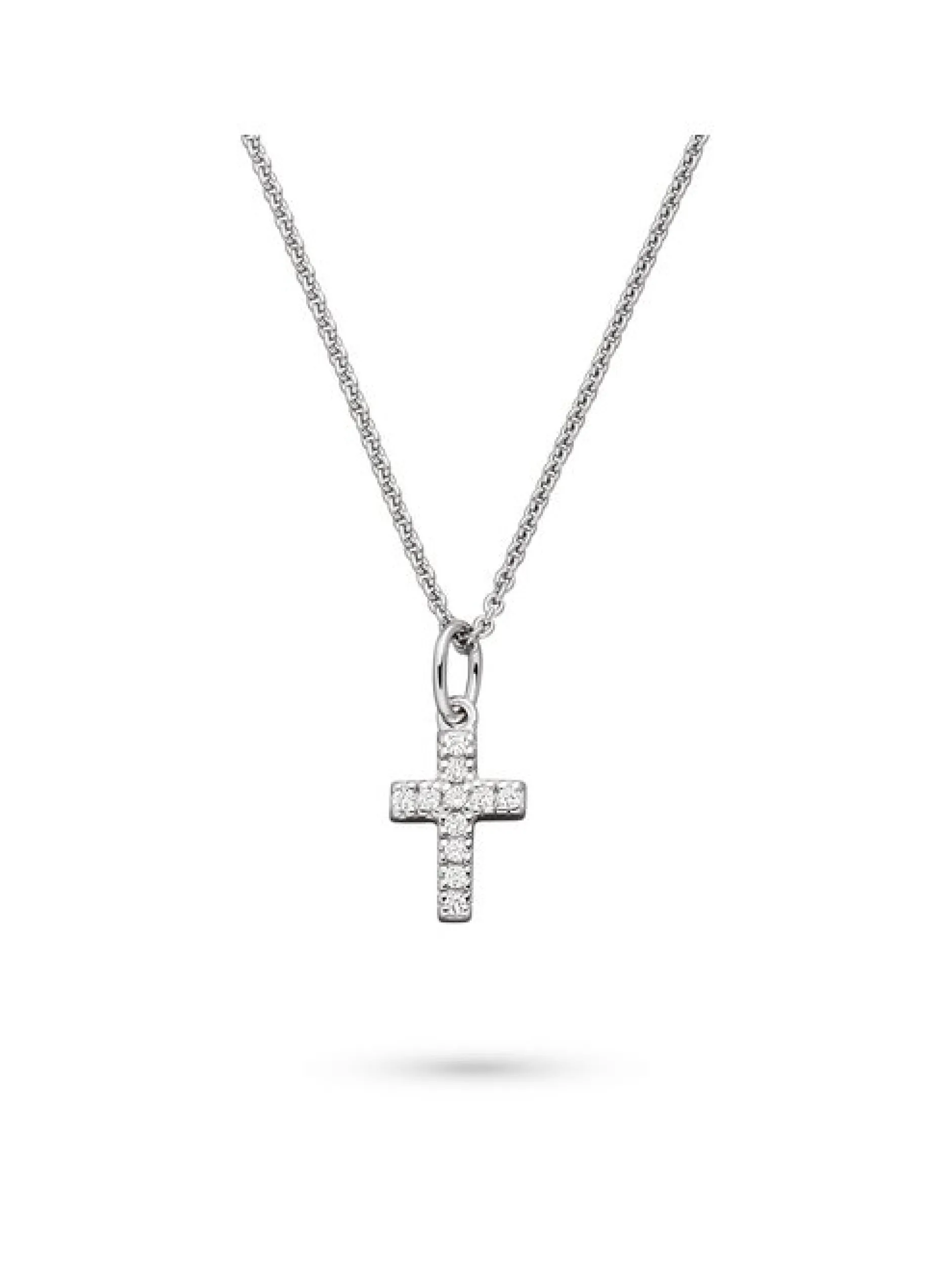 s.Oliver Mädchen Halskette - Cross in silber