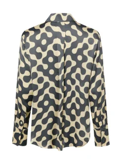Someday Damen Hemdbluse - Zeventy in ecru anthrazit