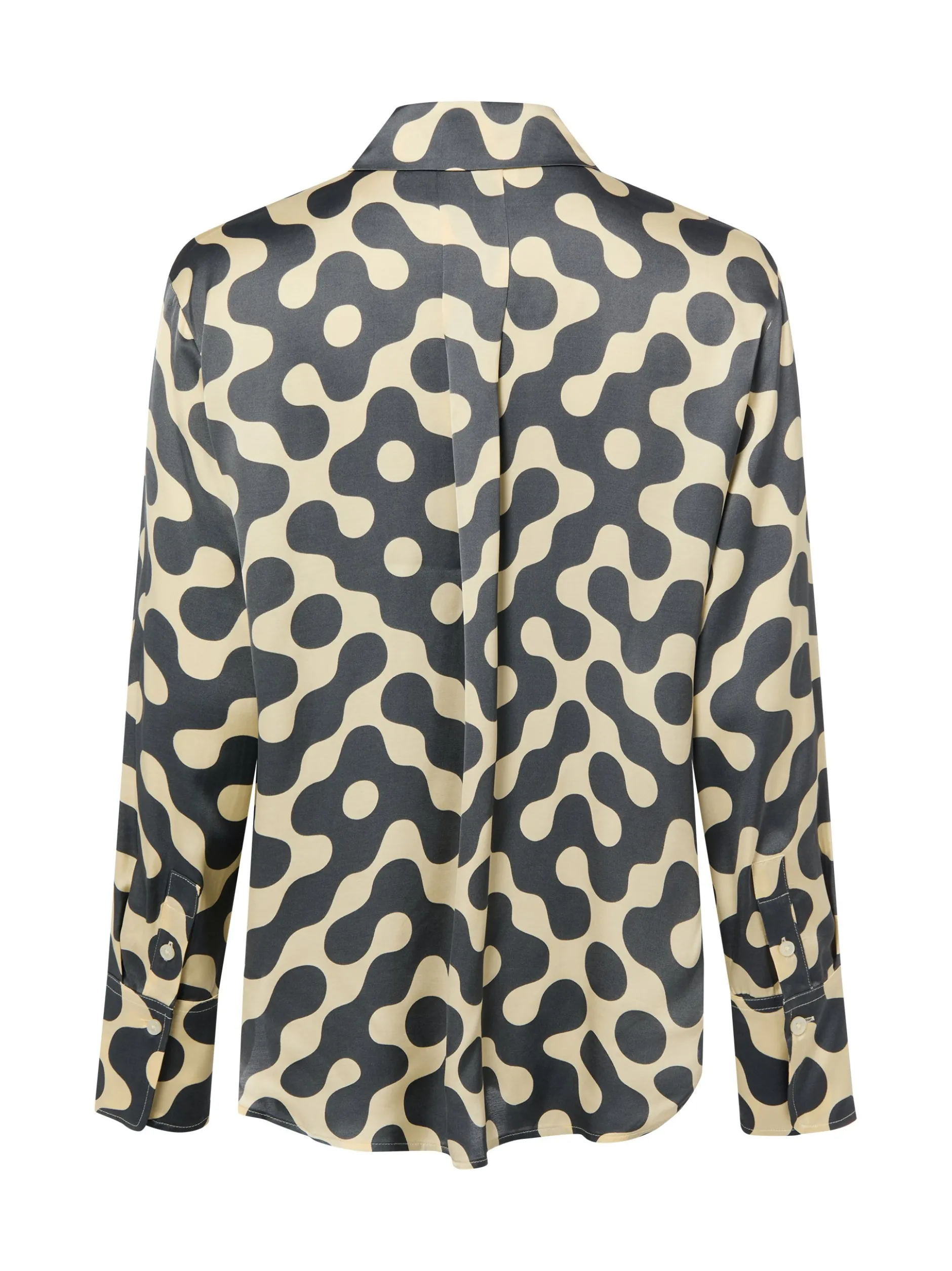 Someday Damen Hemdbluse - Zeventy in ecru anthrazit