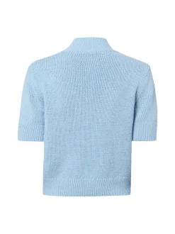 Someday Damen Strickshirt - Tavery Detail in hellblau