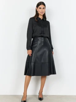 soyaconcept® Damen A-Linien-Rock - SC-Beckie in schwarz