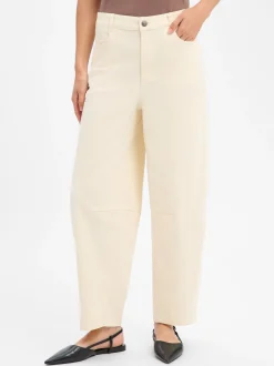 soyaconcept® Damen Barrel Jeans - Bess 4-c in sand