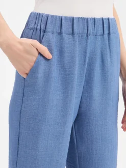 soyaconcept® Damen Hose - Charissa in blau - Länge: lang