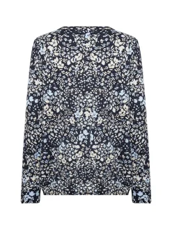 soyaconcept® Damen Langarmshirt - SC-Felicity in marine hellblau