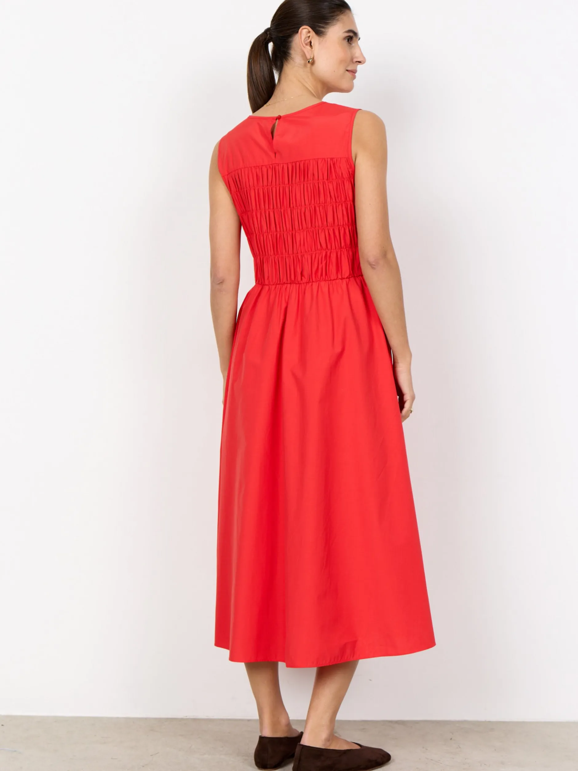 soyaconcept® Damen Midikleid - SC-Netti in rot
