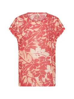 soyaconcept® Damen T-Shirt - SC-Aretha in rot aprikot