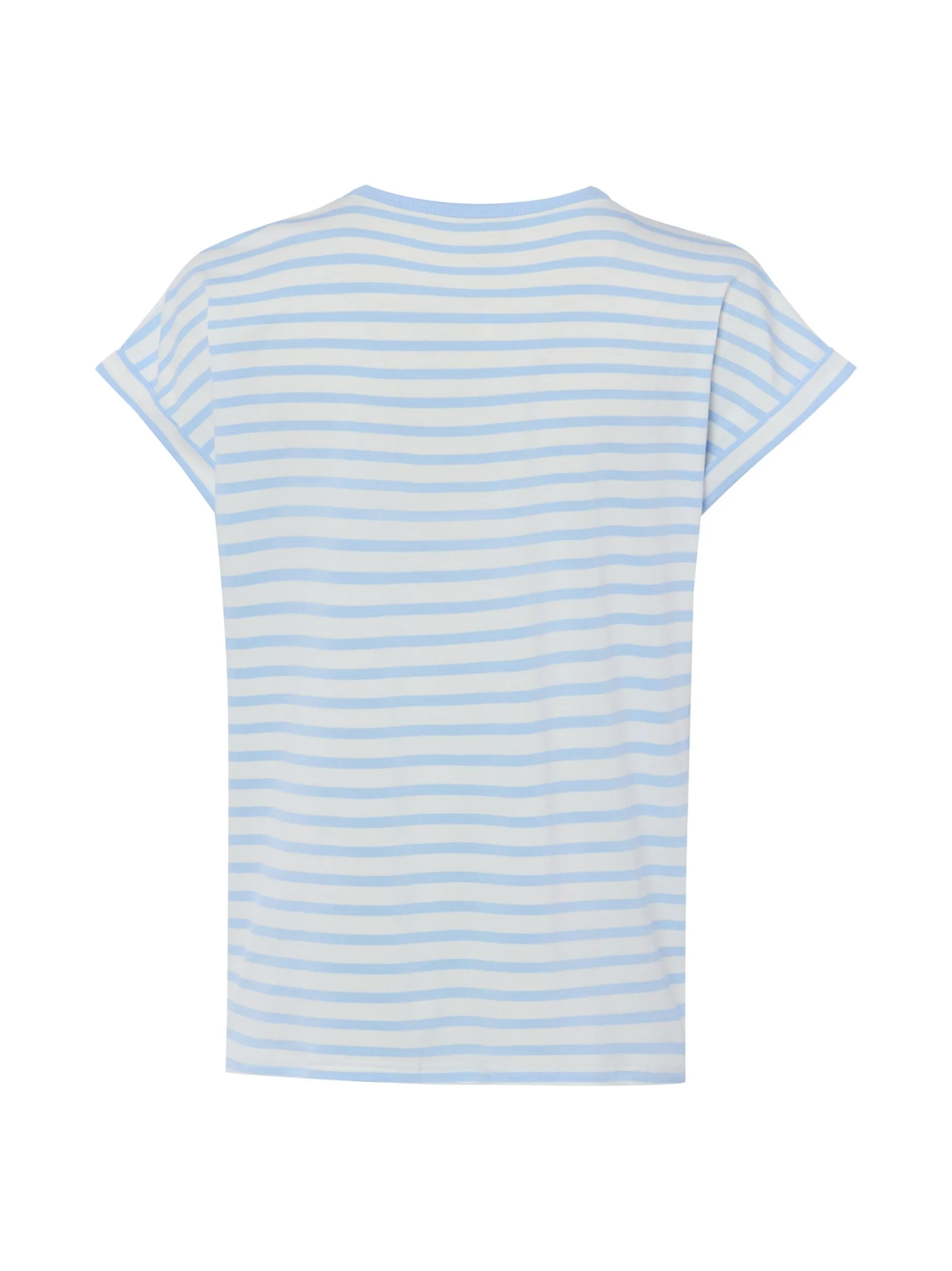 soyaconcept® Damen T-Shirt - SC-Rina in hellblau weiß