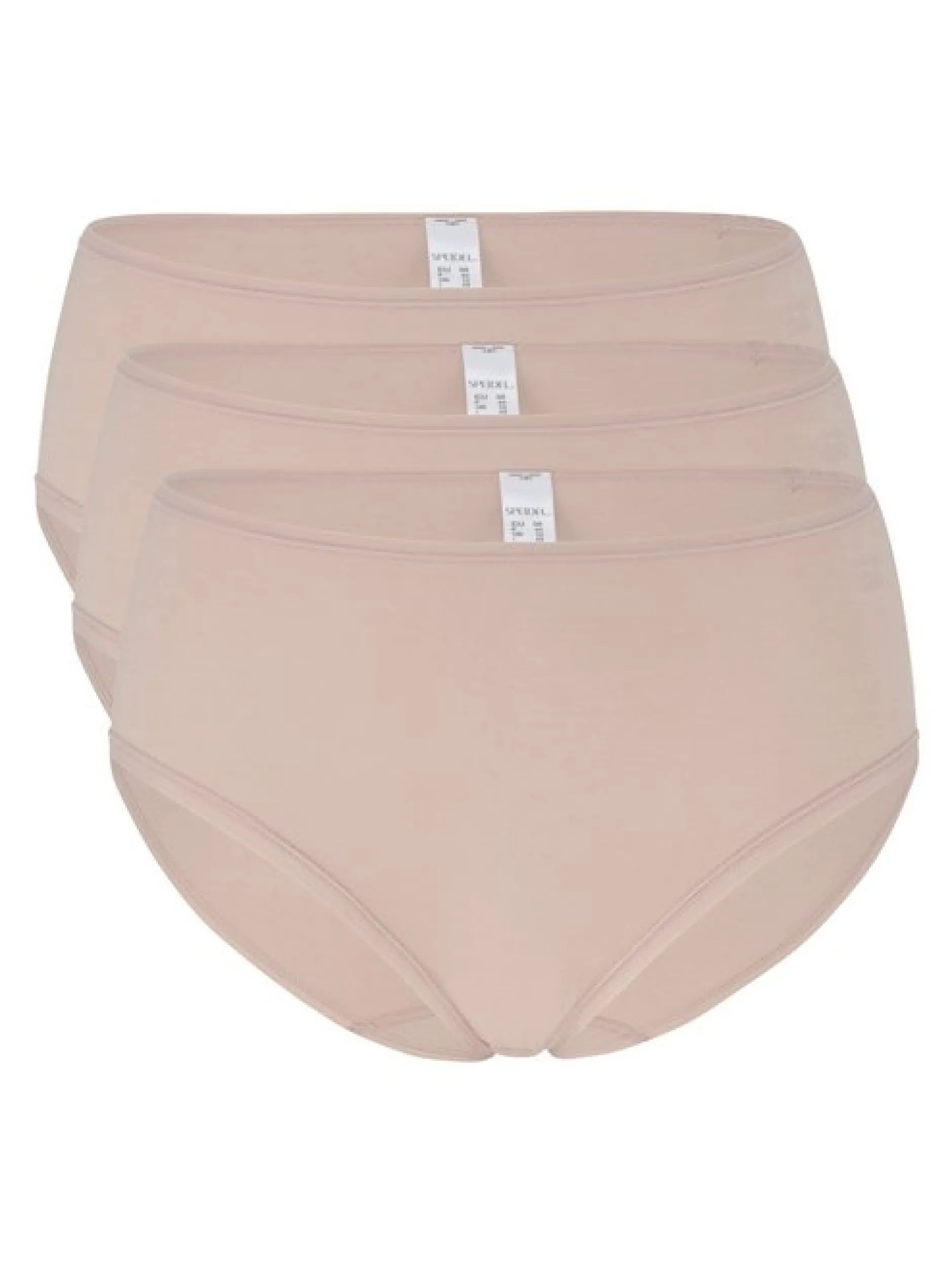 SPEIDEL Damen Maxi Slip - 3er-Pack Softfeeling in beige