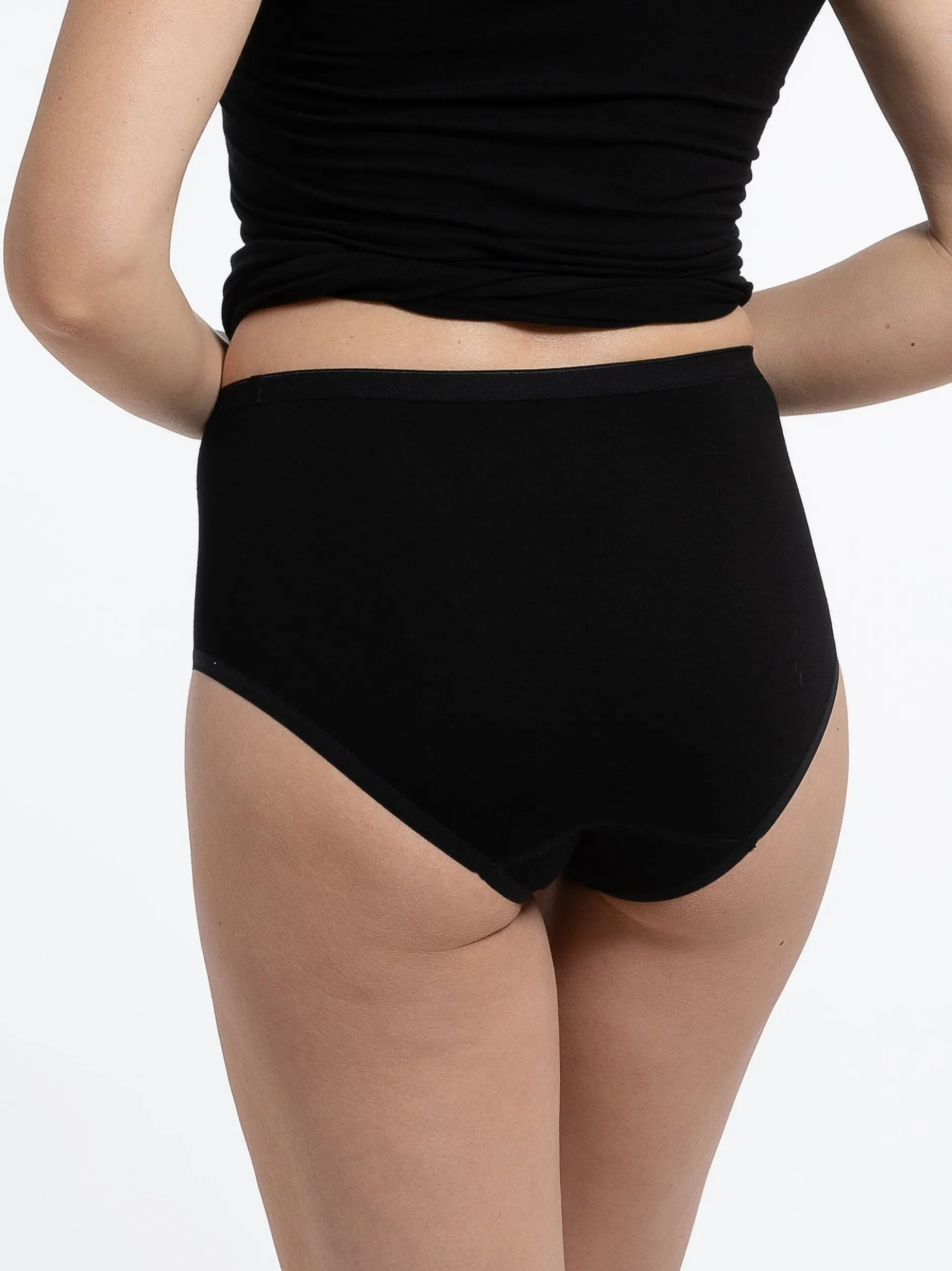 SPEIDEL Damen Midi Slip - 3er-Pack Bambus in schwarz