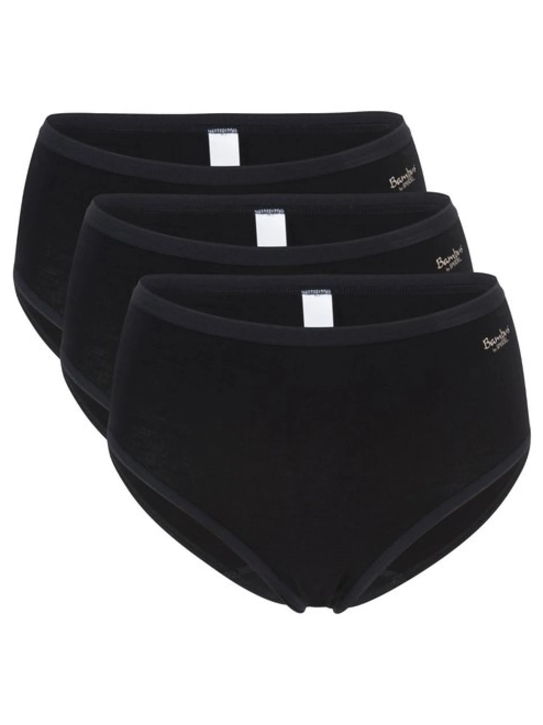 SPEIDEL Damen Midi Slip - 3er-Pack Bambus in schwarz