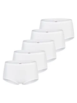 SPEIDEL Damen Panty - 5er Pack Cotton & More in weiß