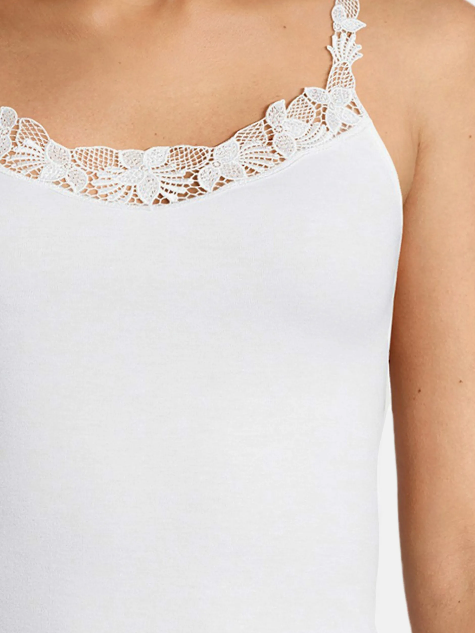 SPEIDEL Damen Spaghetti-Top Nadja im 3er-Pack in weiß