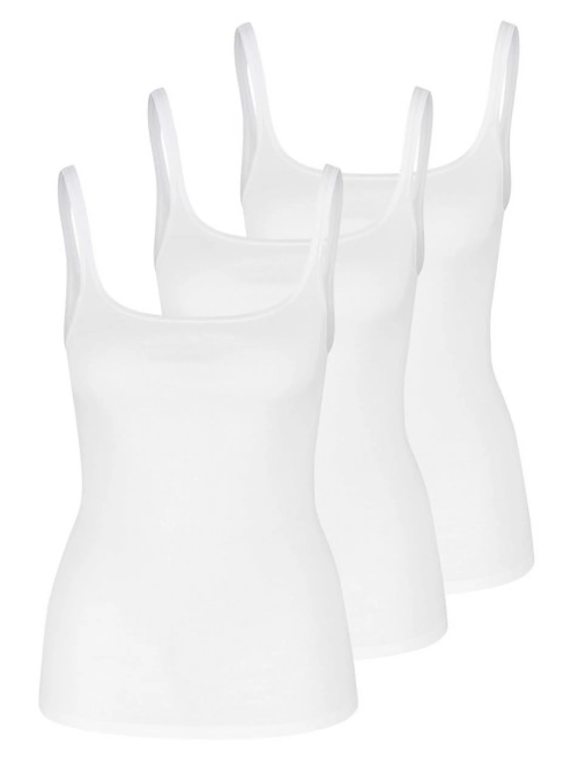 SPEIDEL Damen Unterhemd - 3er Pack bio.cotton in weiß