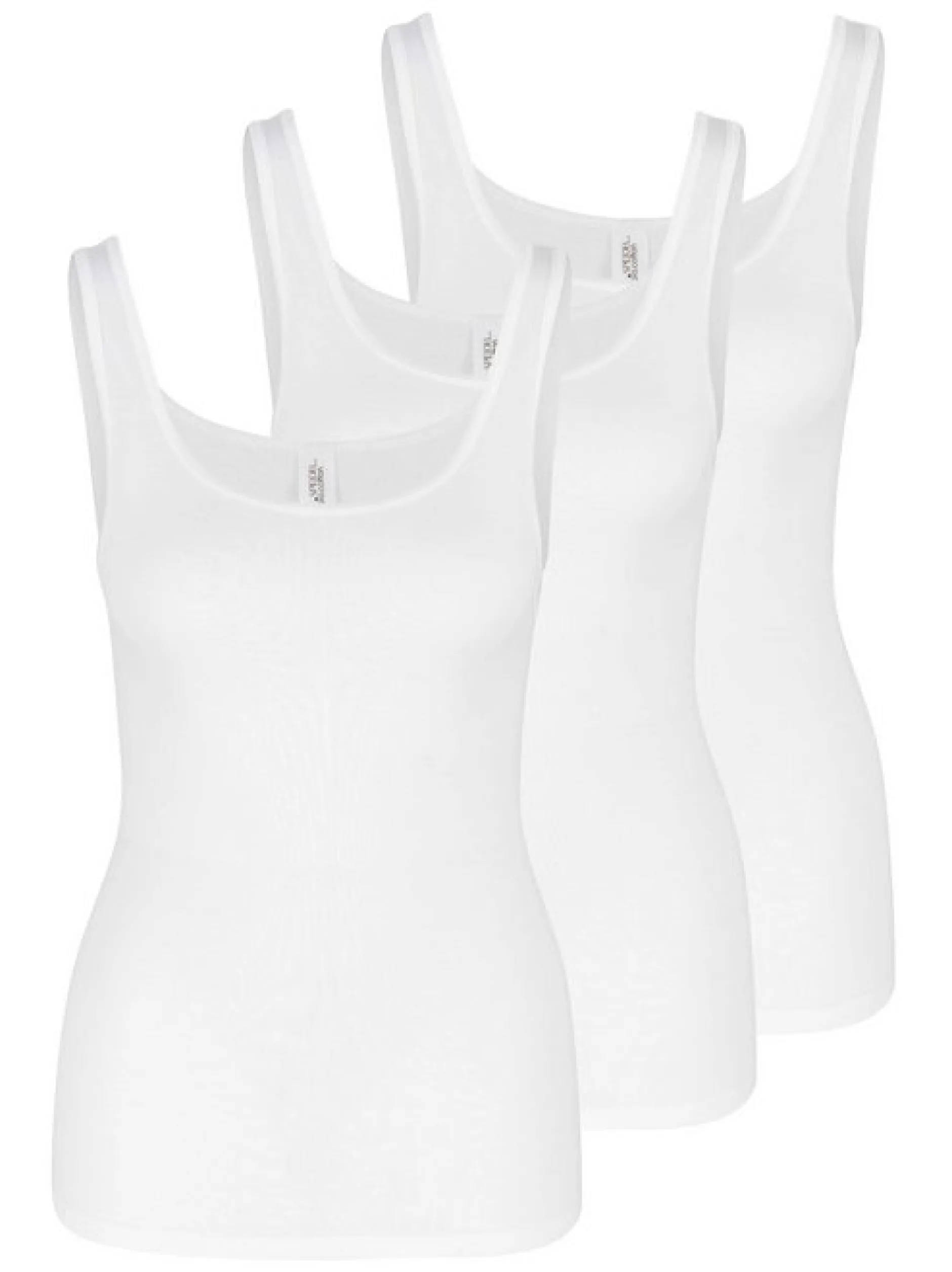 SPEIDEL Damen Unterhemd - 3er Pack bio.cotton in weiß