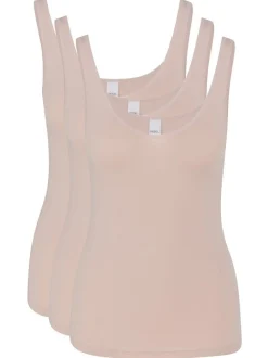 SPEIDEL Damen Unterhemd - 3er Pack Softfeeling in beige